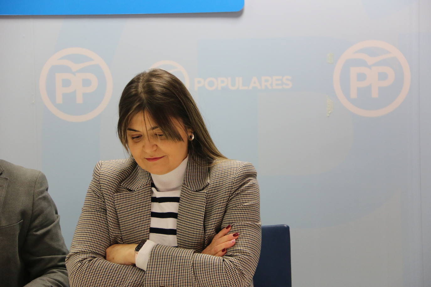 Rueda de prensa de los procuradores del PP de León.
