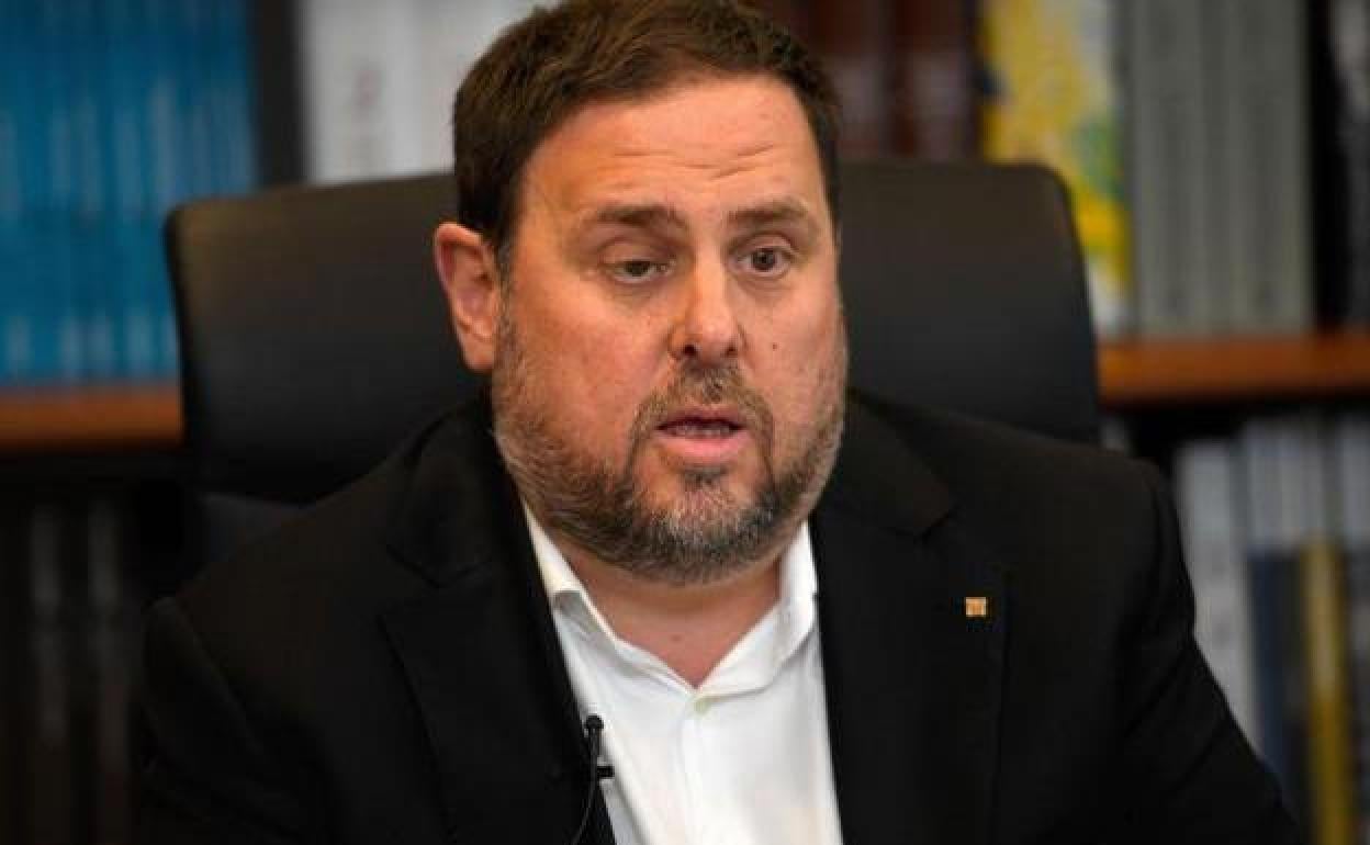 El presidente de ERC, Oriol Junqueras