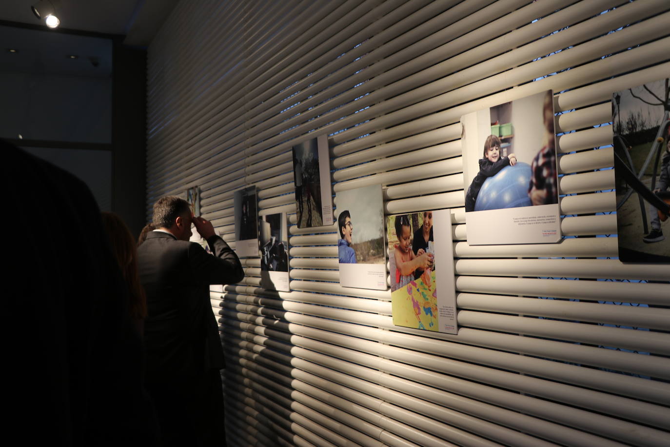 Inauguración de la Exposición del I Concurso de Fotografía «Un feliz viaje por la vida» organizada por la Federación Autismo de Castilla y León.