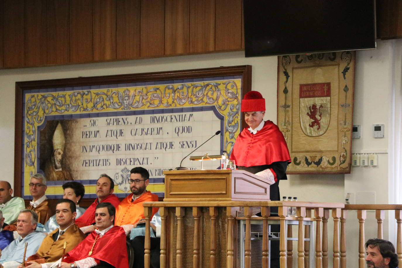 Acto académico de investidura del ex presidente del Gobierno, José Luis Rodríguez Zapatero, como Doctor Honoris Causa por la Universidad de León.