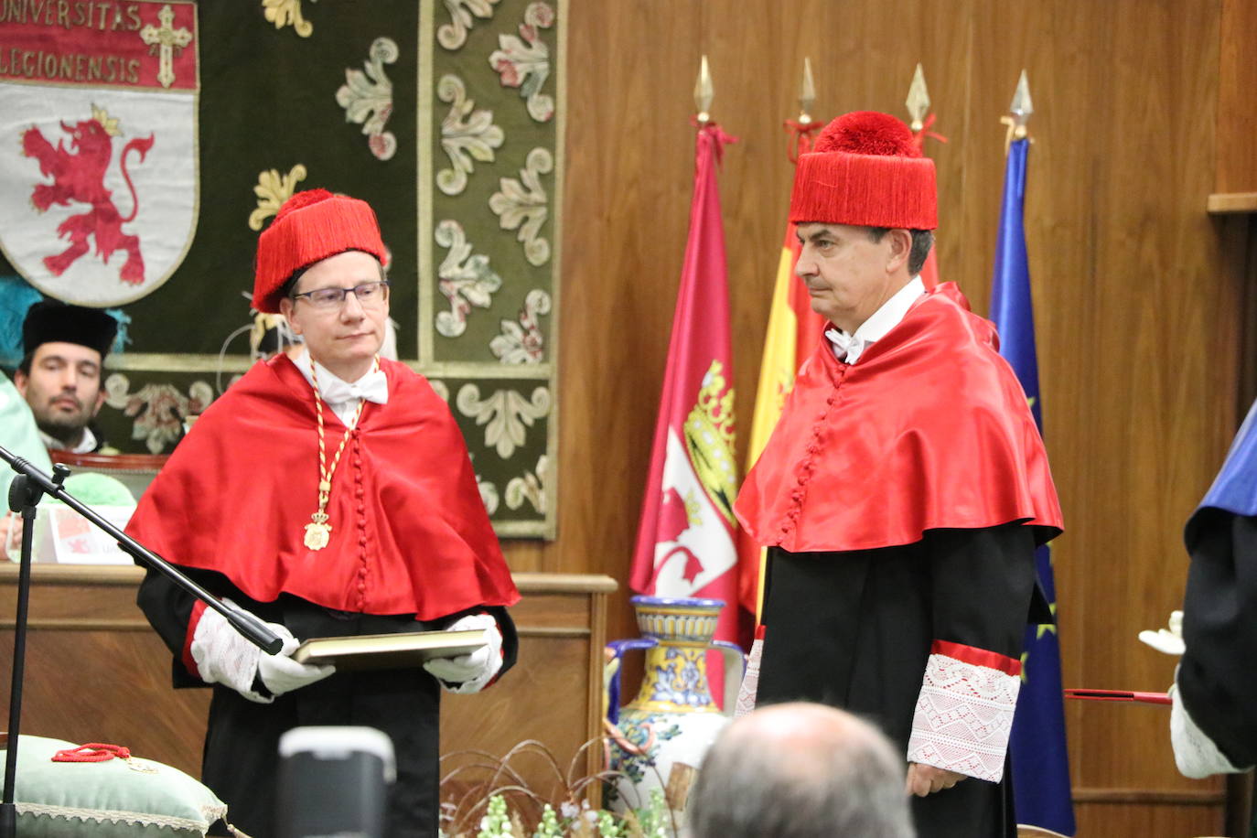 Acto académico de investidura del ex presidente del Gobierno, José Luis Rodríguez Zapatero, como Doctor Honoris Causa por la Universidad de León.