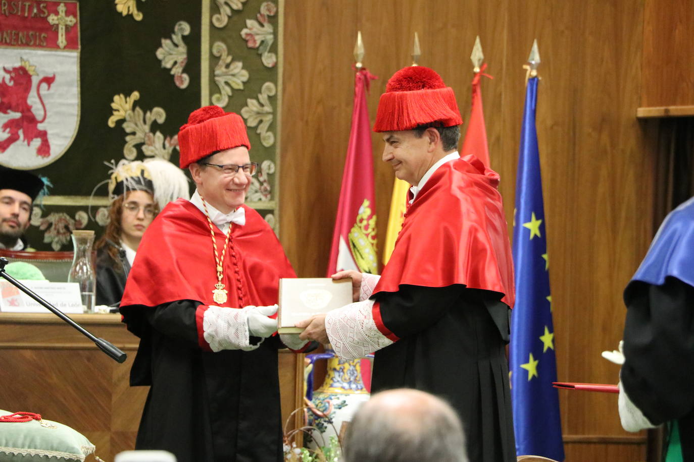 Acto académico de investidura del ex presidente del Gobierno, José Luis Rodríguez Zapatero, como Doctor Honoris Causa por la Universidad de León.