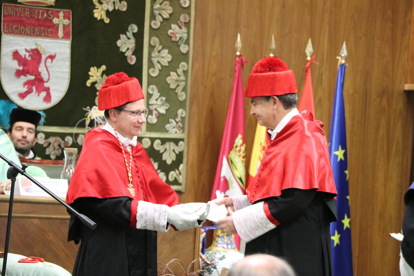 Acto académico de investidura del ex presidente del Gobierno, José Luis Rodríguez Zapatero, como Doctor Honoris Causa por la Universidad de León.