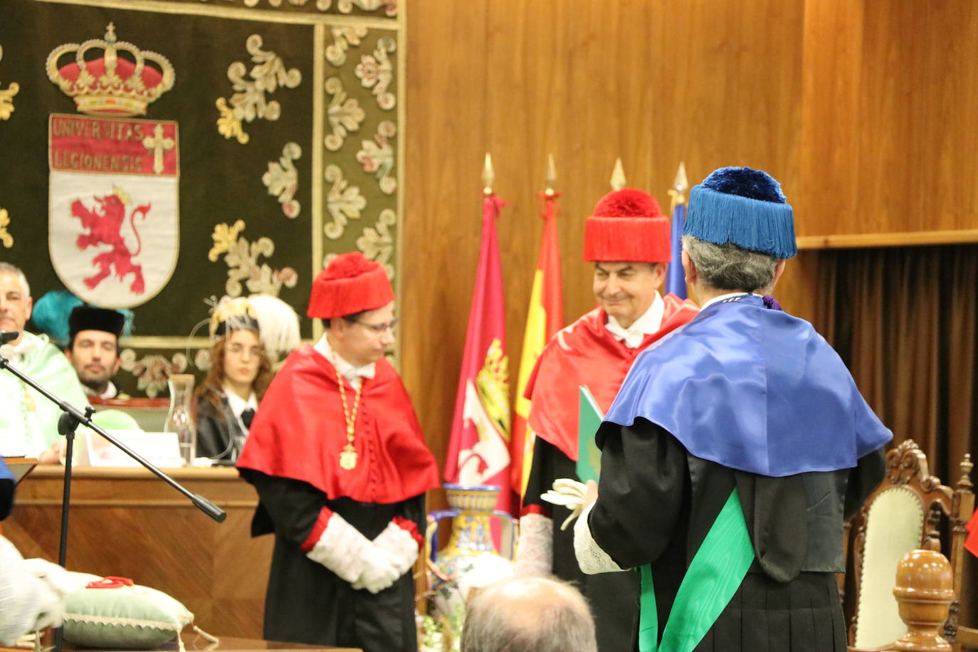 Acto académico de investidura del ex presidente del Gobierno, José Luis Rodríguez Zapatero, como Doctor Honoris Causa por la Universidad de León.