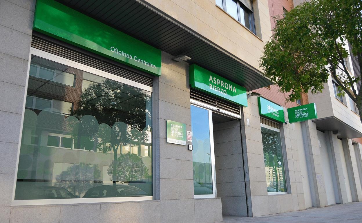 Oficinas centrales de Asprona Bierzo en el barrio de La Rosaleda de Ponferrada.