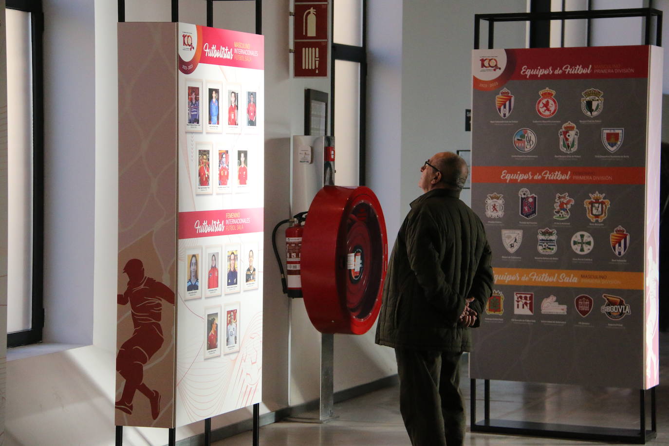 Exposicion itinerante de la Federación de Castilla y león de Fútbol