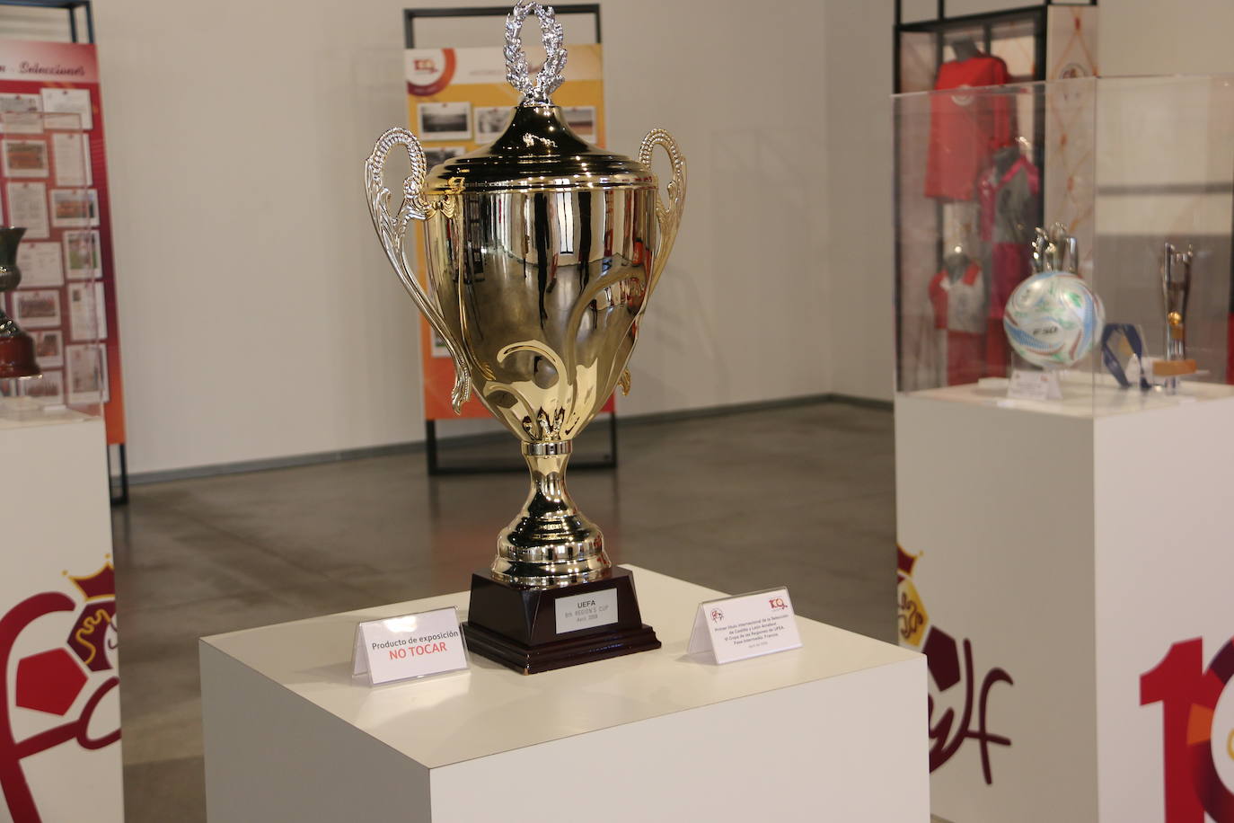 Exposicion itinerante de la Federación de Castilla y león de Fútbol