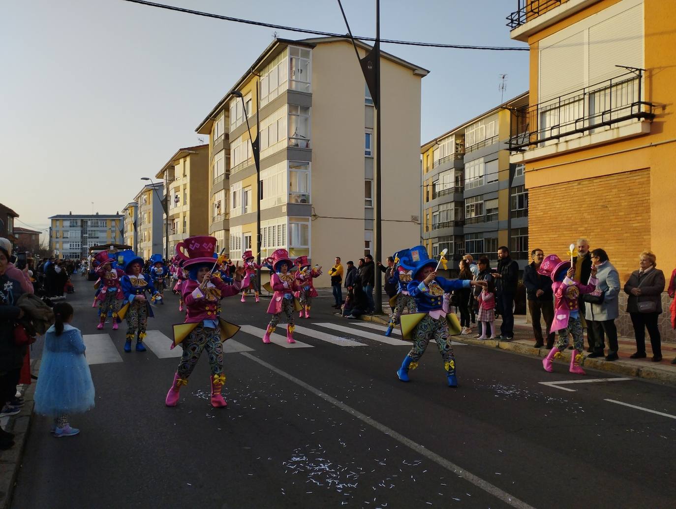 Desfile del Carnaval celebrado en las calles de San Andrés del Rabanedo.