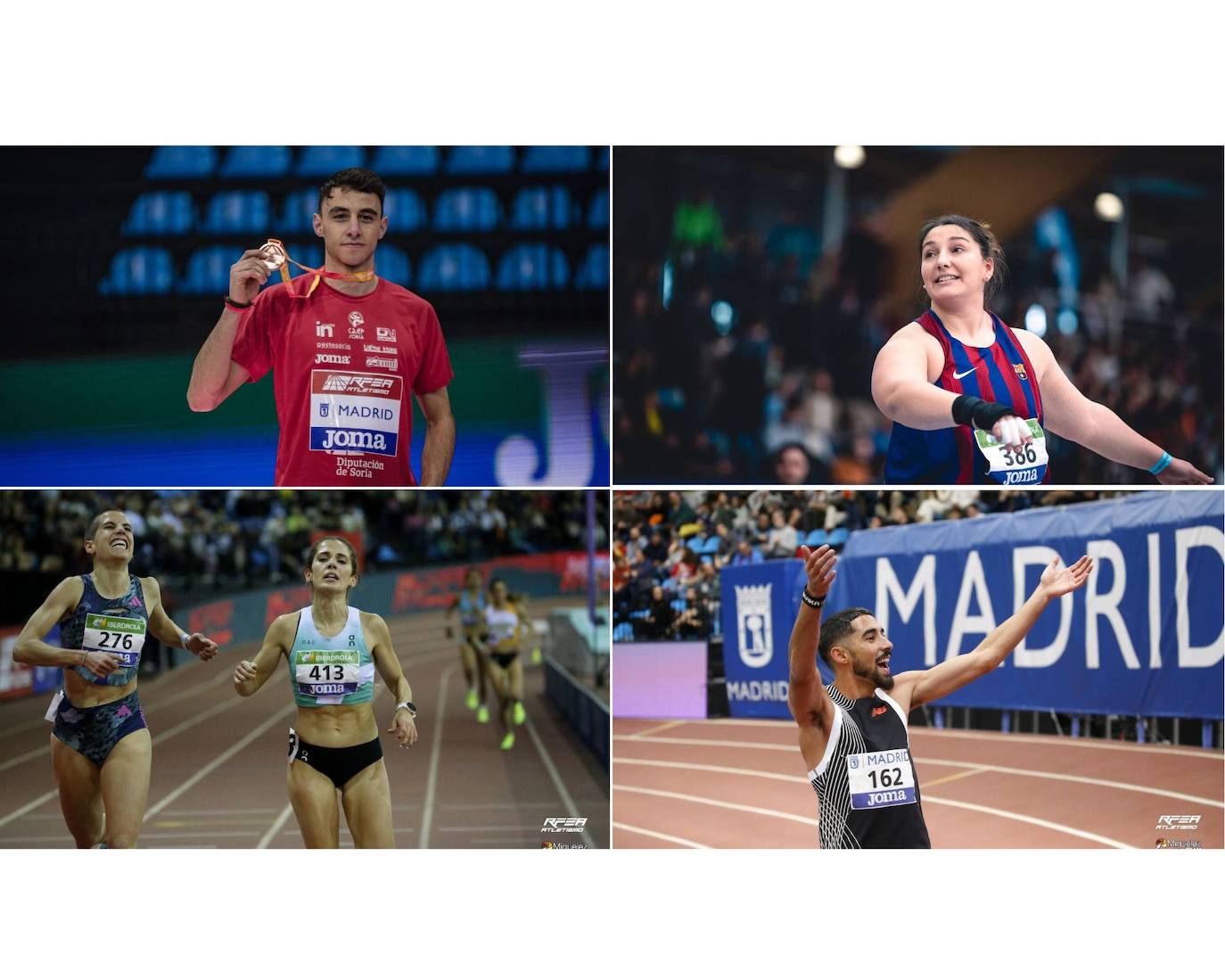 Dani Amez, Mónica Borraz, Marta García y Saúl Ordóñez.