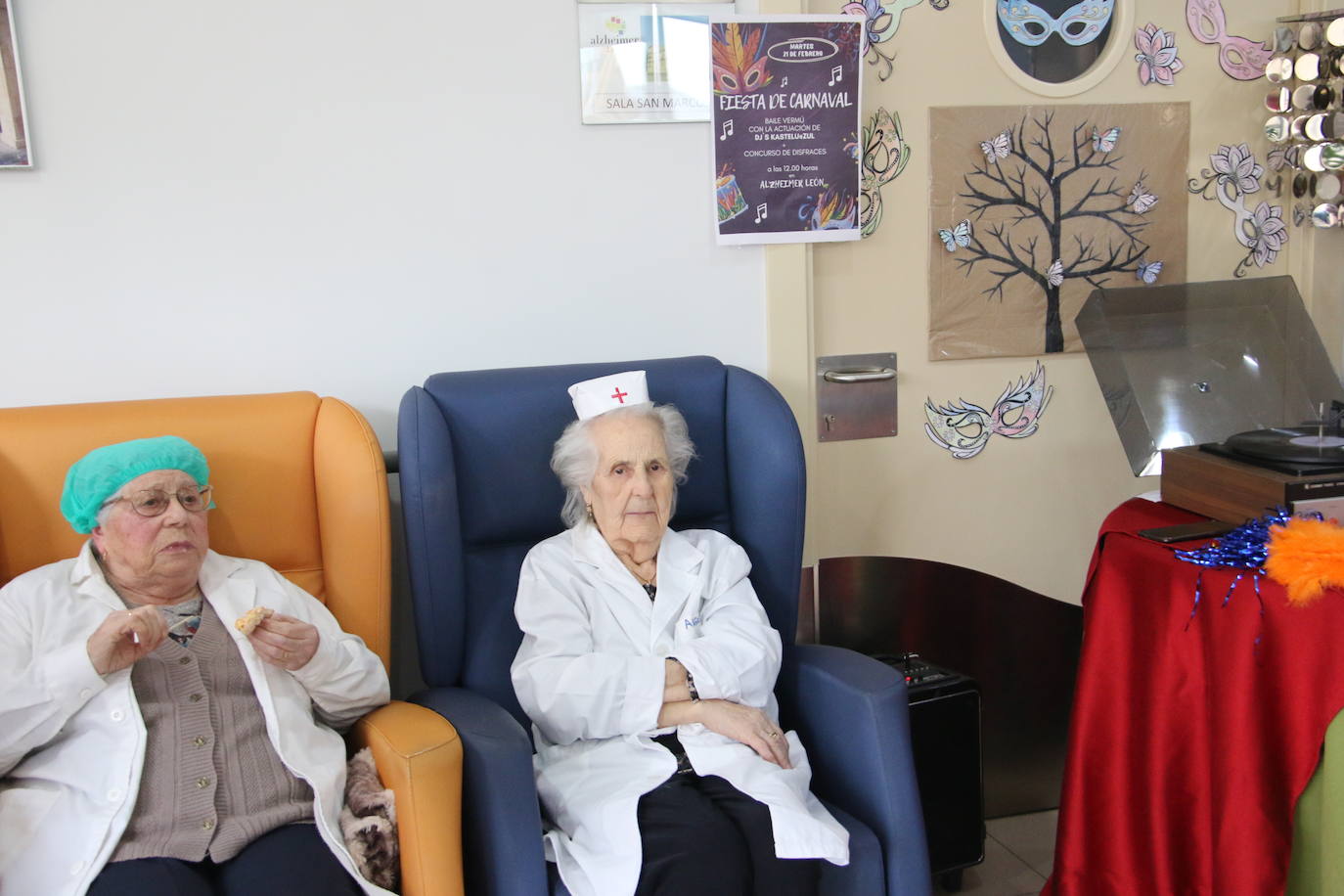 Celebración de Carnaval en Alzheimer León.