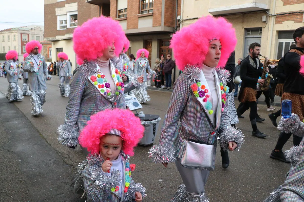 La Bañeza despide el Carnaval con su tradicional desfile que ha congregado a cientos de personas en torno a los disfraces más originales de la provincia.