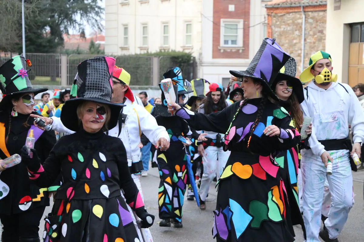 La Bañeza despide el Carnaval con su tradicional desfile que ha congregado a cientos de personas en torno a los disfraces más originales de la provincia.