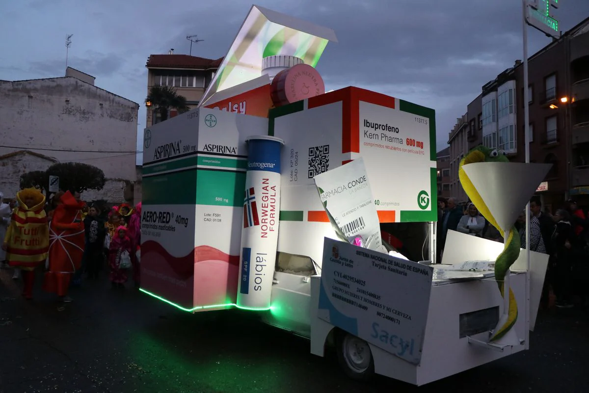 La Bañeza despide el Carnaval con su tradicional desfile que ha congregado a cientos de personas en torno a los disfraces más originales de la provincia.