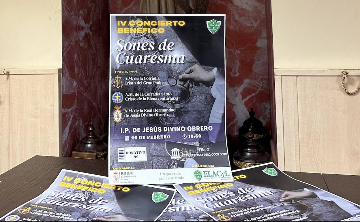 Cartel del evento benéfico de la hermandad.