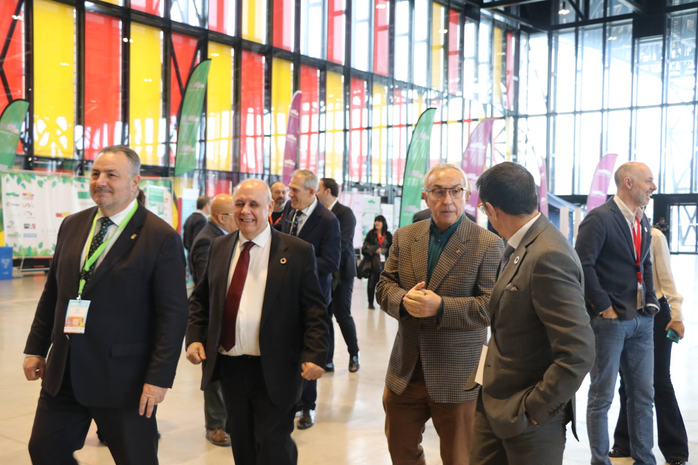 Inauguración del I Congreso Nacional de Deporte y Municipalismo a cargo del secretario de Estado para el Deporte y Presidente del Consejo Superior de Deportes, José Manuel Franco; el presidente del Comité Olímpico Español, Alejandro Blanco; el presidente de la Diputación de León, Eduardo Morán; el alcalde de León, José Antonio Diez; el presidente de la Asociación del Deporte Español, José Hidalgo y el secretario general de la Federación Española de Municipios y Provincias, Carlos Daniel Casares