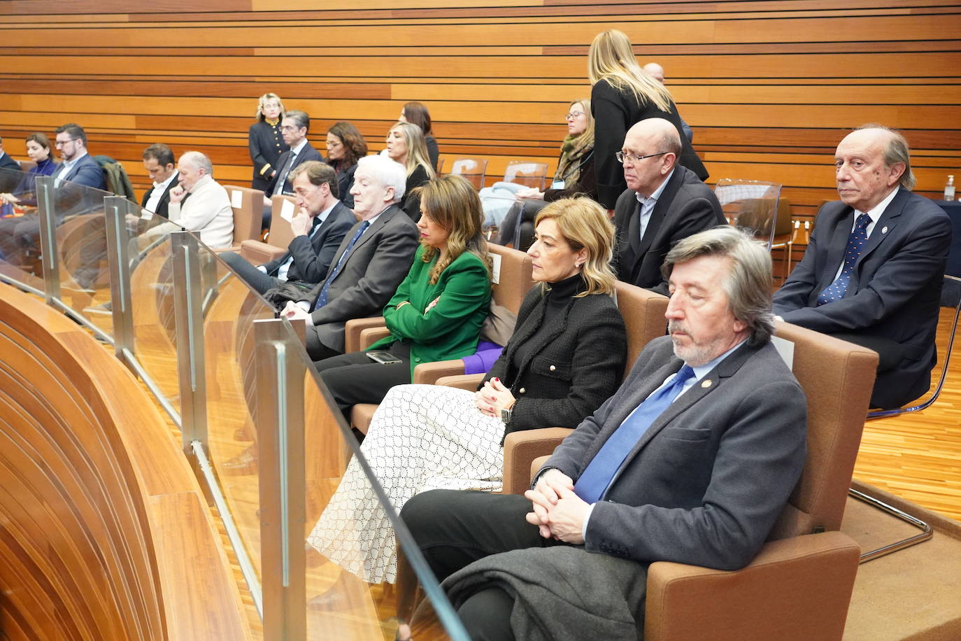 Intervención del presidente de las Cortes Carlos Pollán en el acto institucional del XL Aniversario del Estatuto de Autonomía de Castilla y León. 