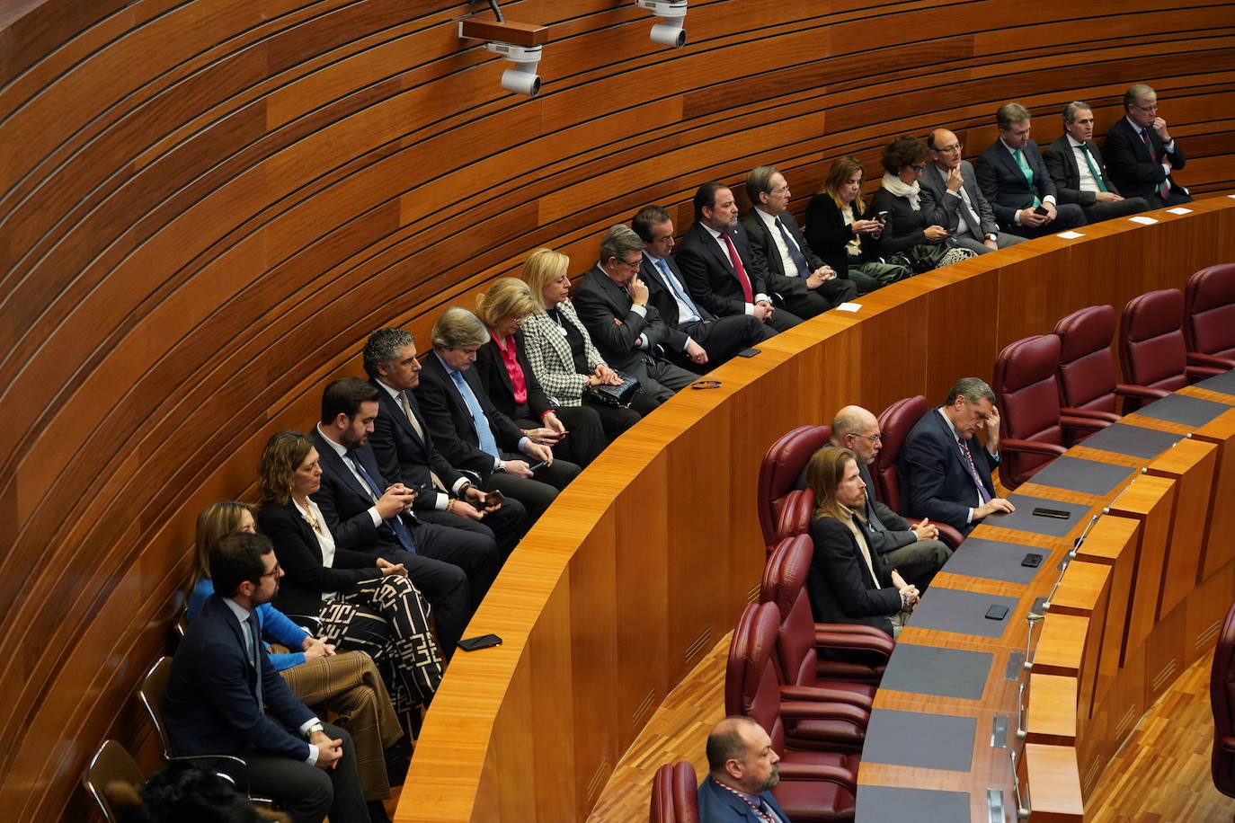 Intervención del presidente de las Cortes Carlos Pollán en el acto institucional del XL Aniversario del Estatuto de Autonomía de Castilla y León. 