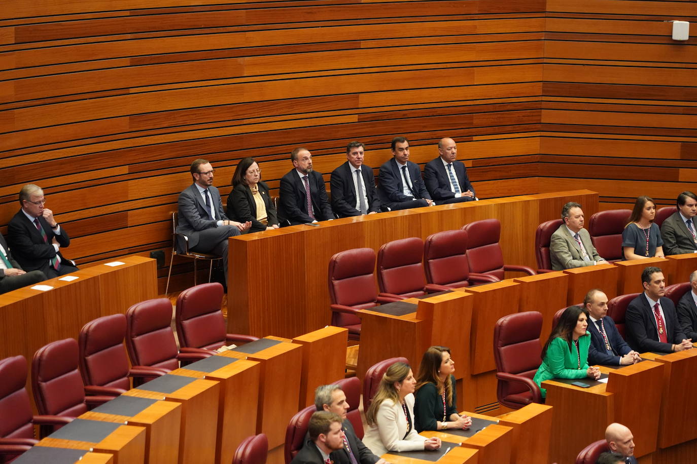 Intervención del presidente de las Cortes Carlos Pollán en el acto institucional del XL Aniversario del Estatuto de Autonomía de Castilla y León. 