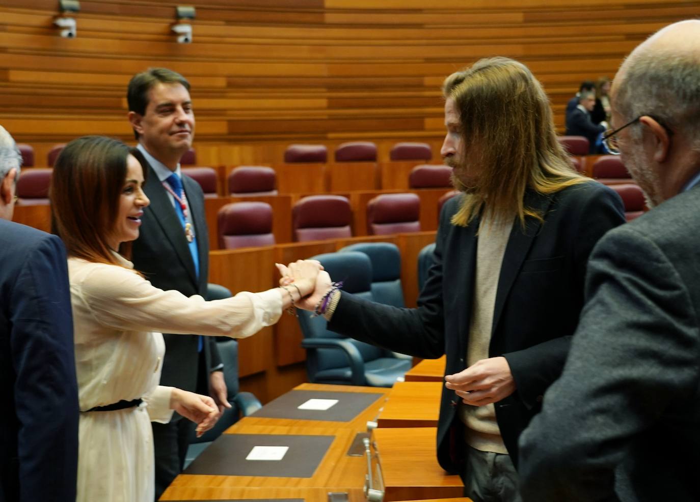 Intervención del presidente de las Cortes Carlos Pollán en el acto institucional del XL Aniversario del Estatuto de Autonomía de Castilla y León. 