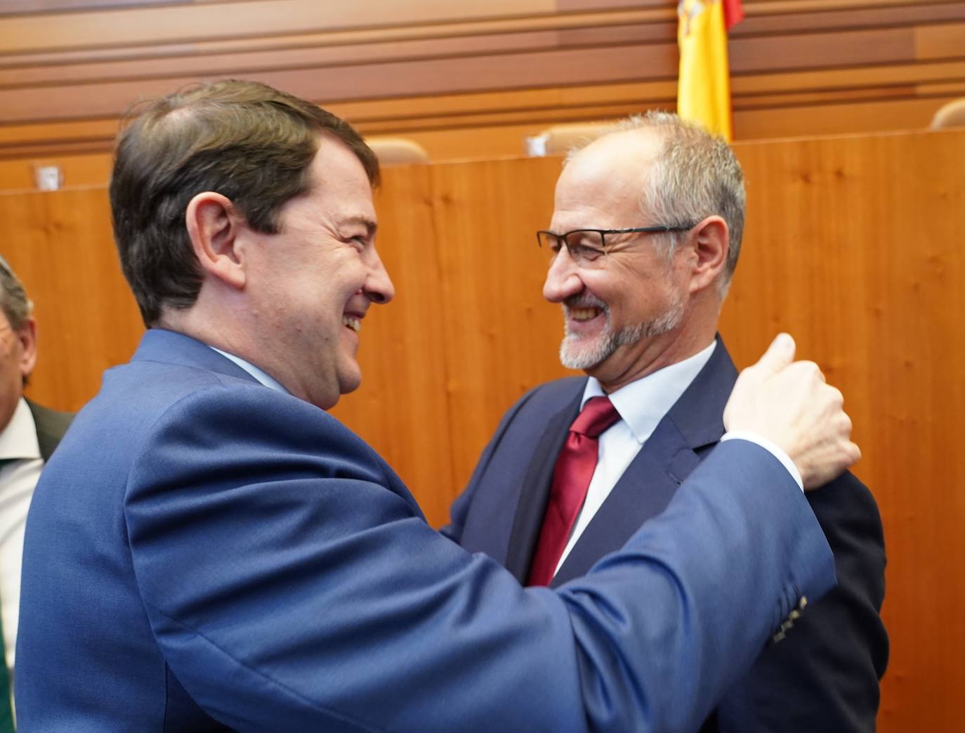 Intervención del presidente de las Cortes Carlos Pollán en el acto institucional del XL Aniversario del Estatuto de Autonomía de Castilla y León. 