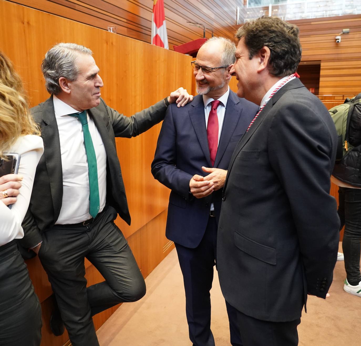 Intervención del presidente de las Cortes Carlos Pollán en el acto institucional del XL Aniversario del Estatuto de Autonomía de Castilla y León. 