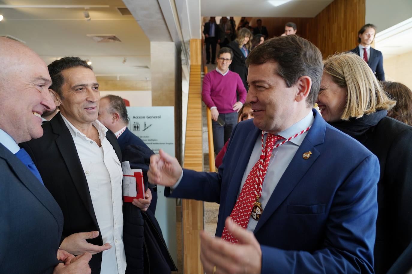 Intervención del presidente de las Cortes Carlos Pollán en el acto institucional del XL Aniversario del Estatuto de Autonomía de Castilla y León. 