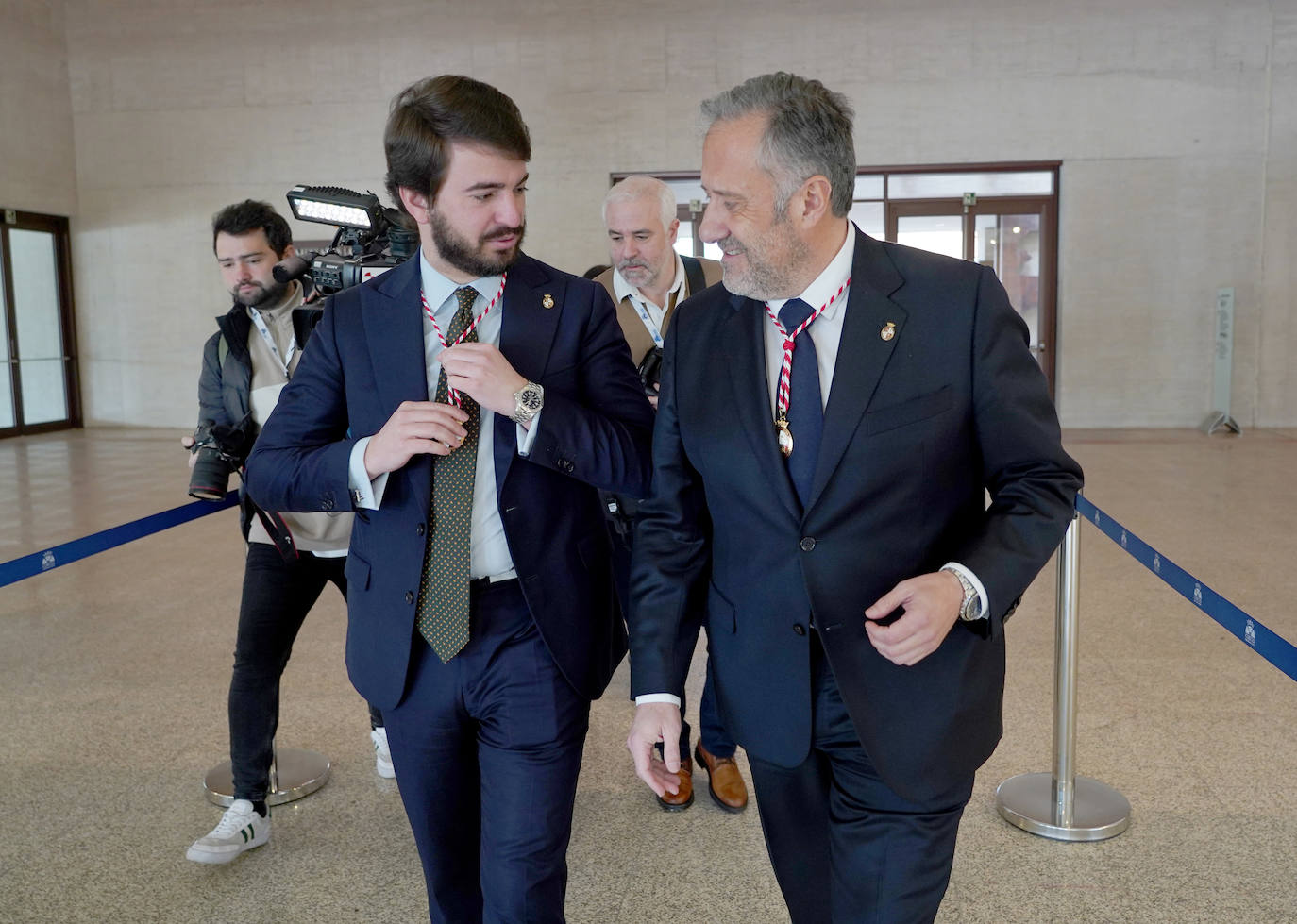 Intervención del presidente de las Cortes Carlos Pollán en el acto institucional del XL Aniversario del Estatuto de Autonomía de Castilla y León. 