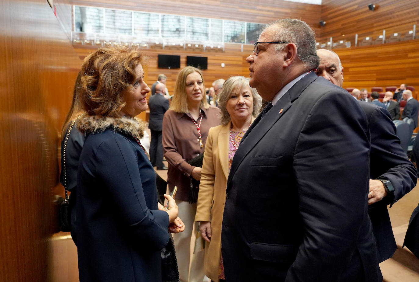 Intervención del presidente de las Cortes Carlos Pollán en el acto institucional del XL Aniversario del Estatuto de Autonomía de Castilla y León. 