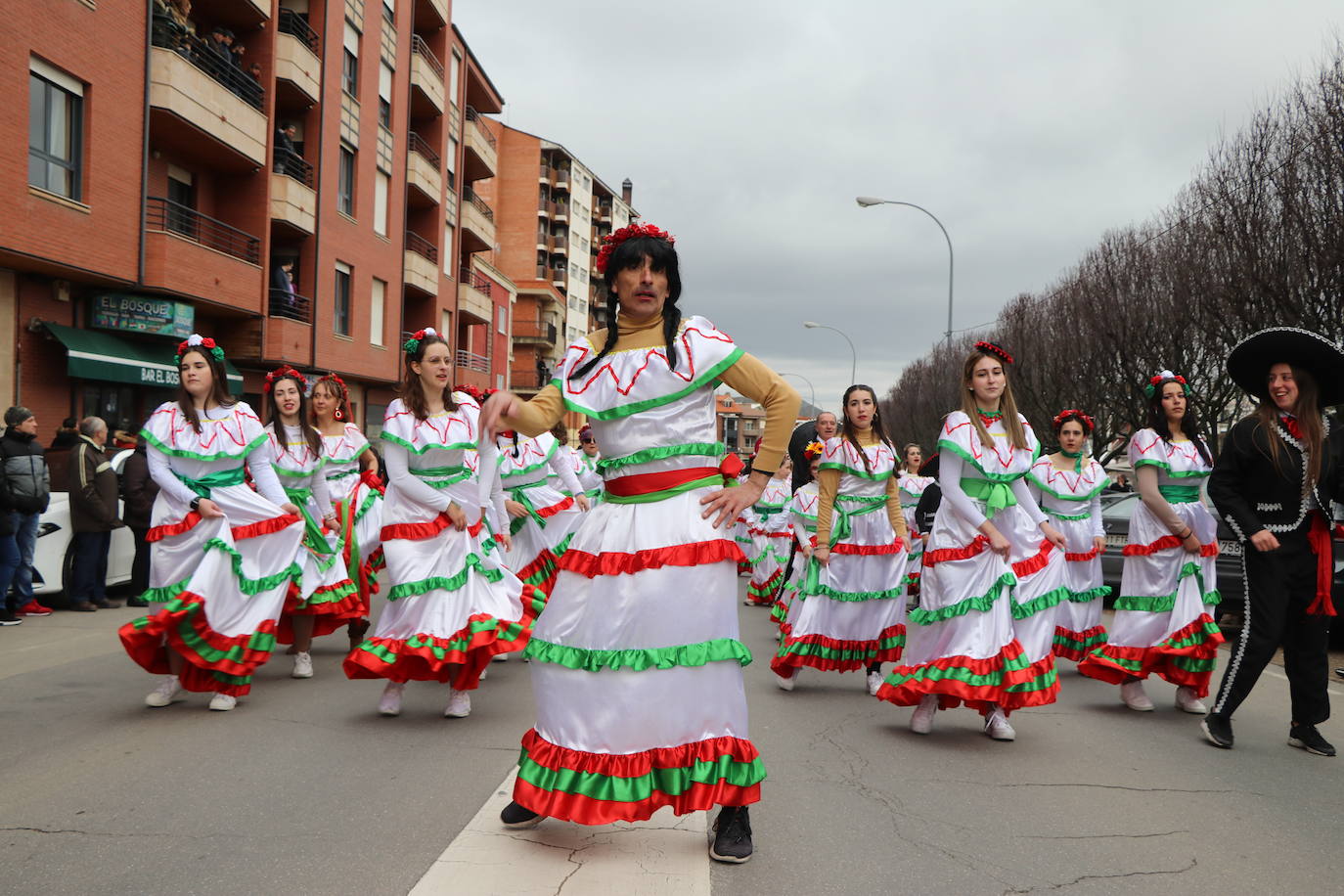 Imagen del desfile de Carnaval en Astorga 