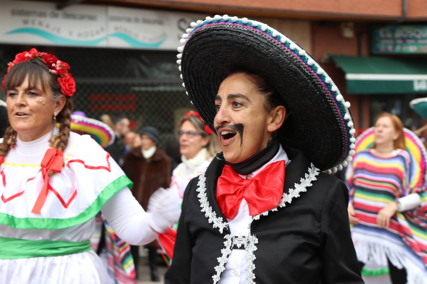 Imagen del desfile de Carnaval en Astorga 