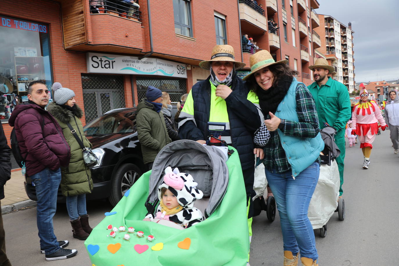 Imagen del desfile de Carnaval en Astorga 