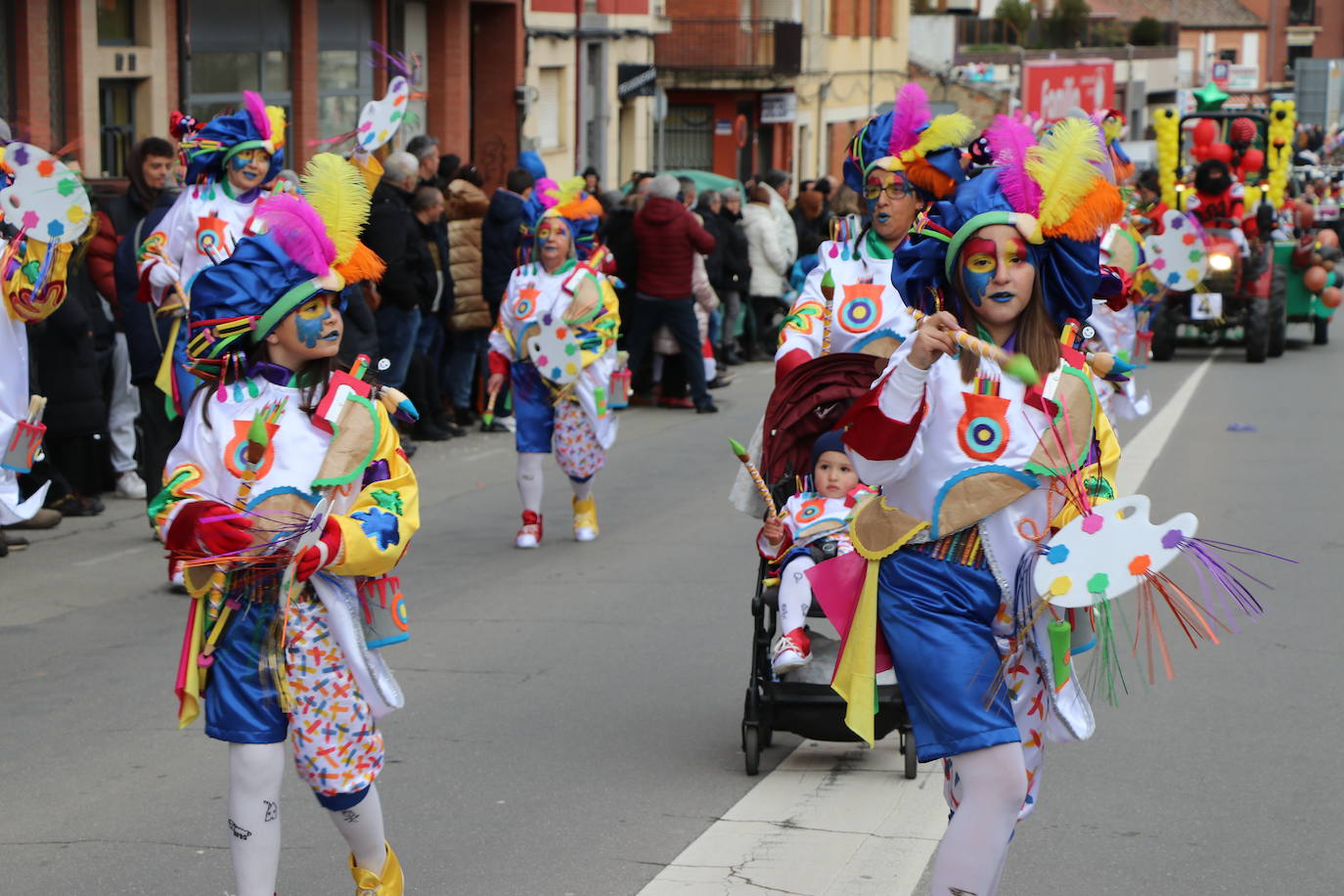 Imagen del desfile de Carnaval en Astorga 