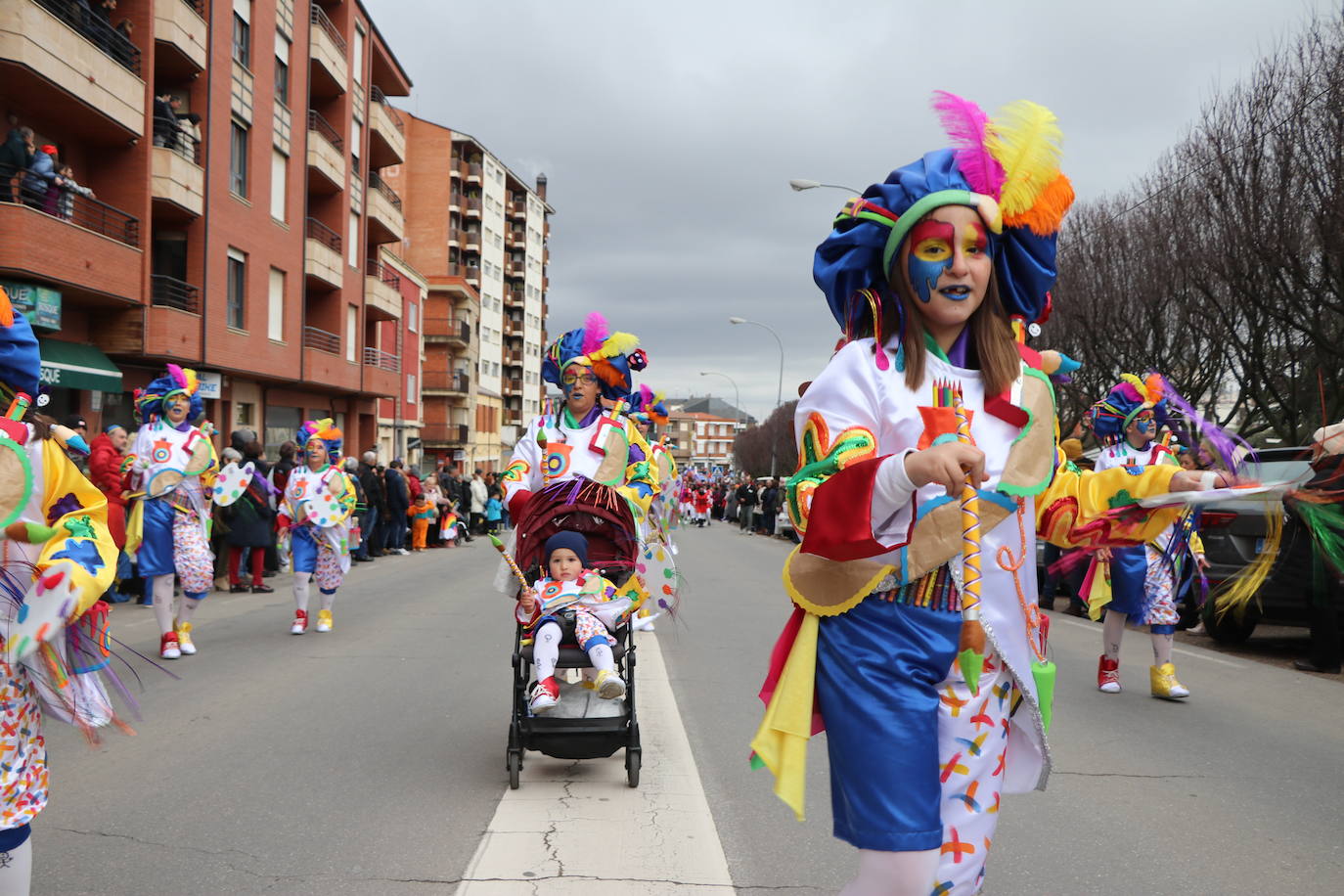 Imagen del desfile de Carnaval en Astorga 