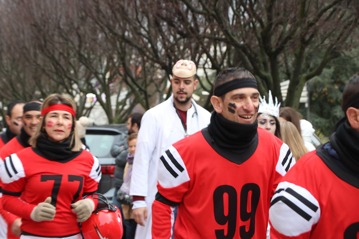 Imagen del desfile de Carnaval en Astorga 