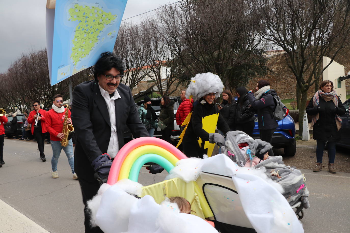 Imagen del desfile de Carnaval en Astorga 