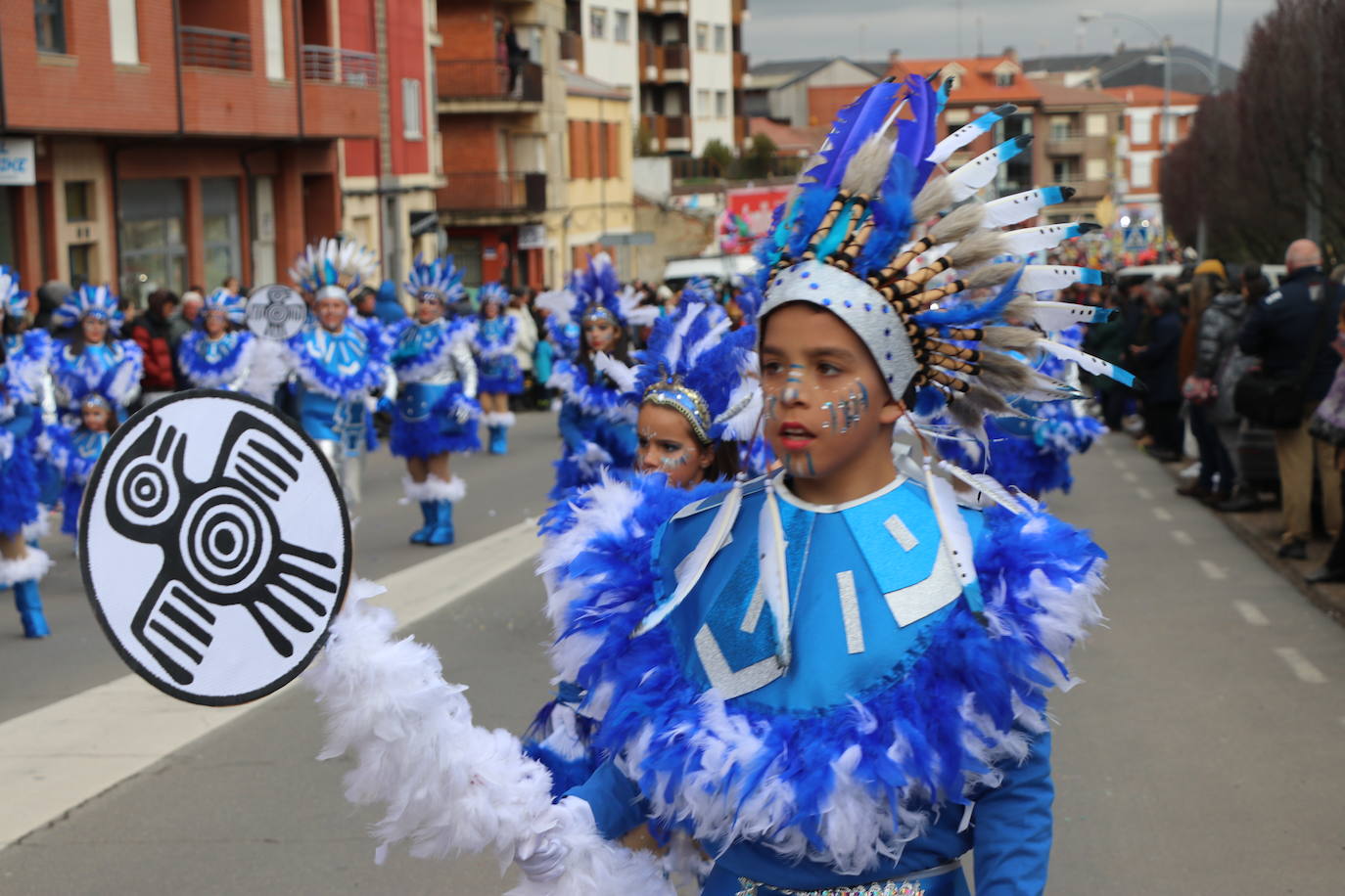 Imagen del desfile de Carnaval en Astorga 