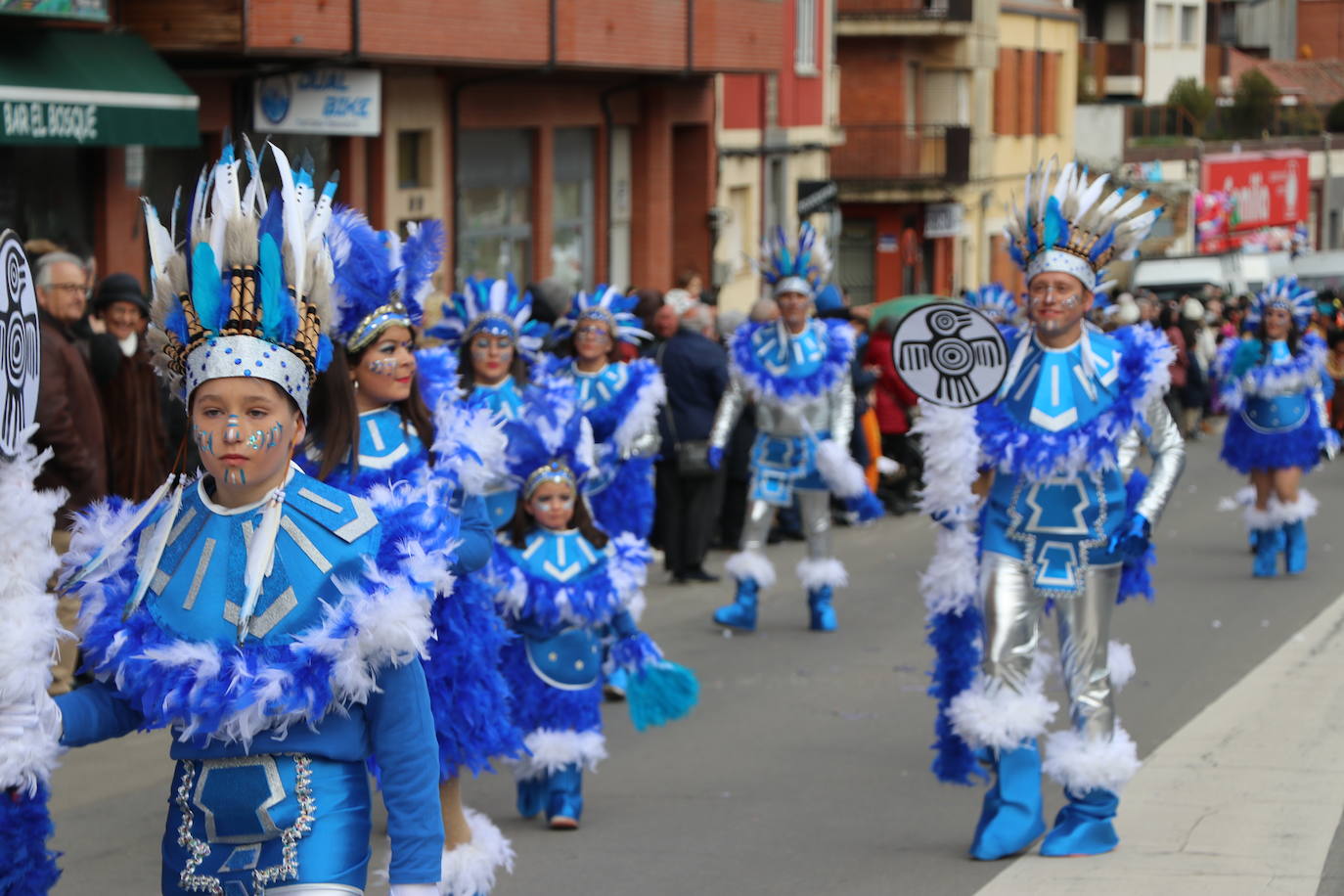 Imagen del desfile de Carnaval en Astorga 