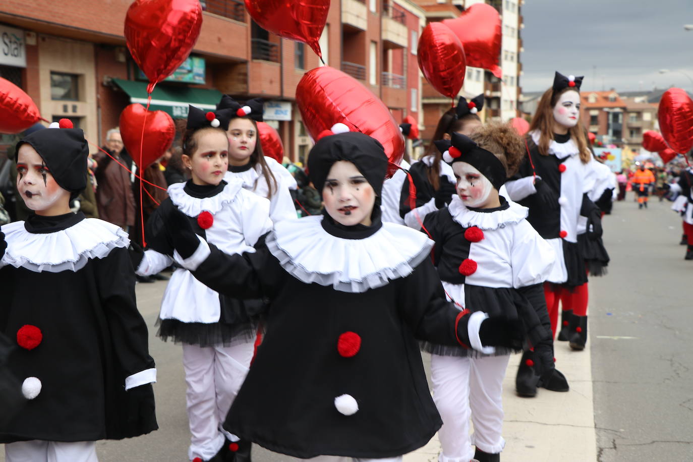 Imagen del desfile de Carnaval en Astorga 