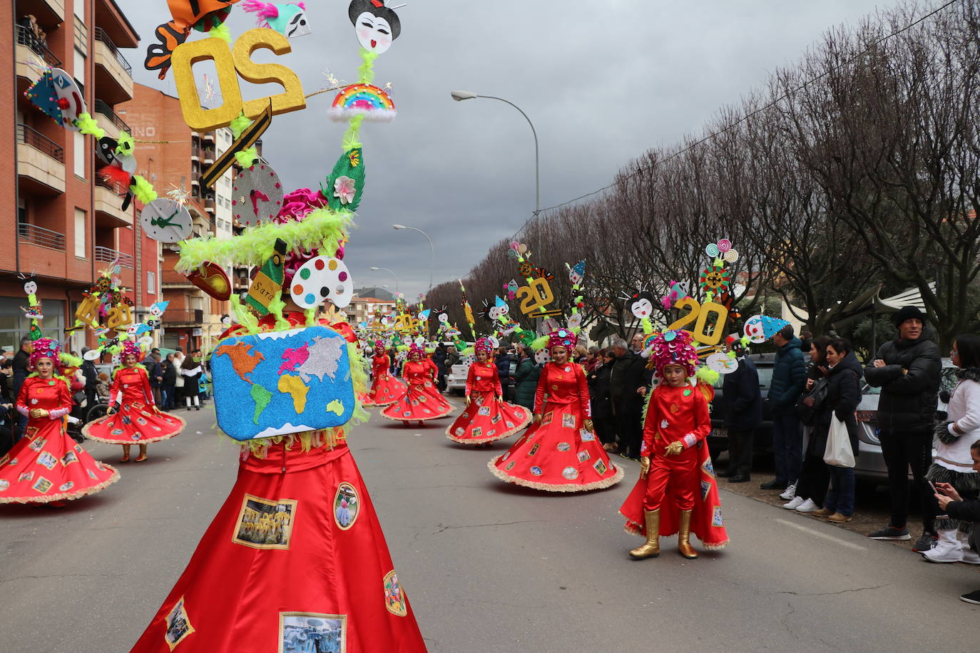 Imagen del desfile de Carnaval en Astorga 