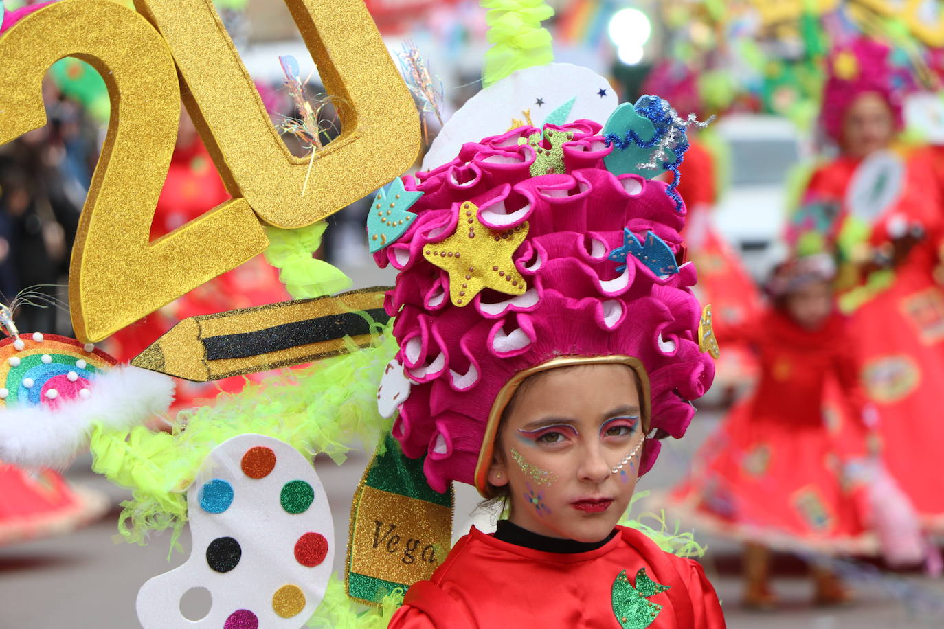 Imagen del desfile de Carnaval en Astorga 