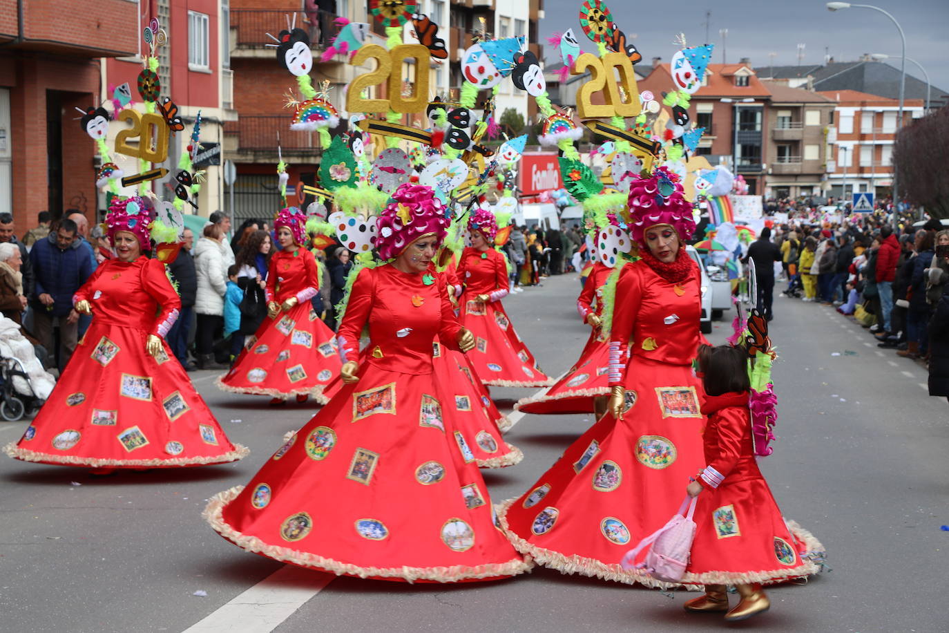 Imagen del desfile de Carnaval en Astorga 