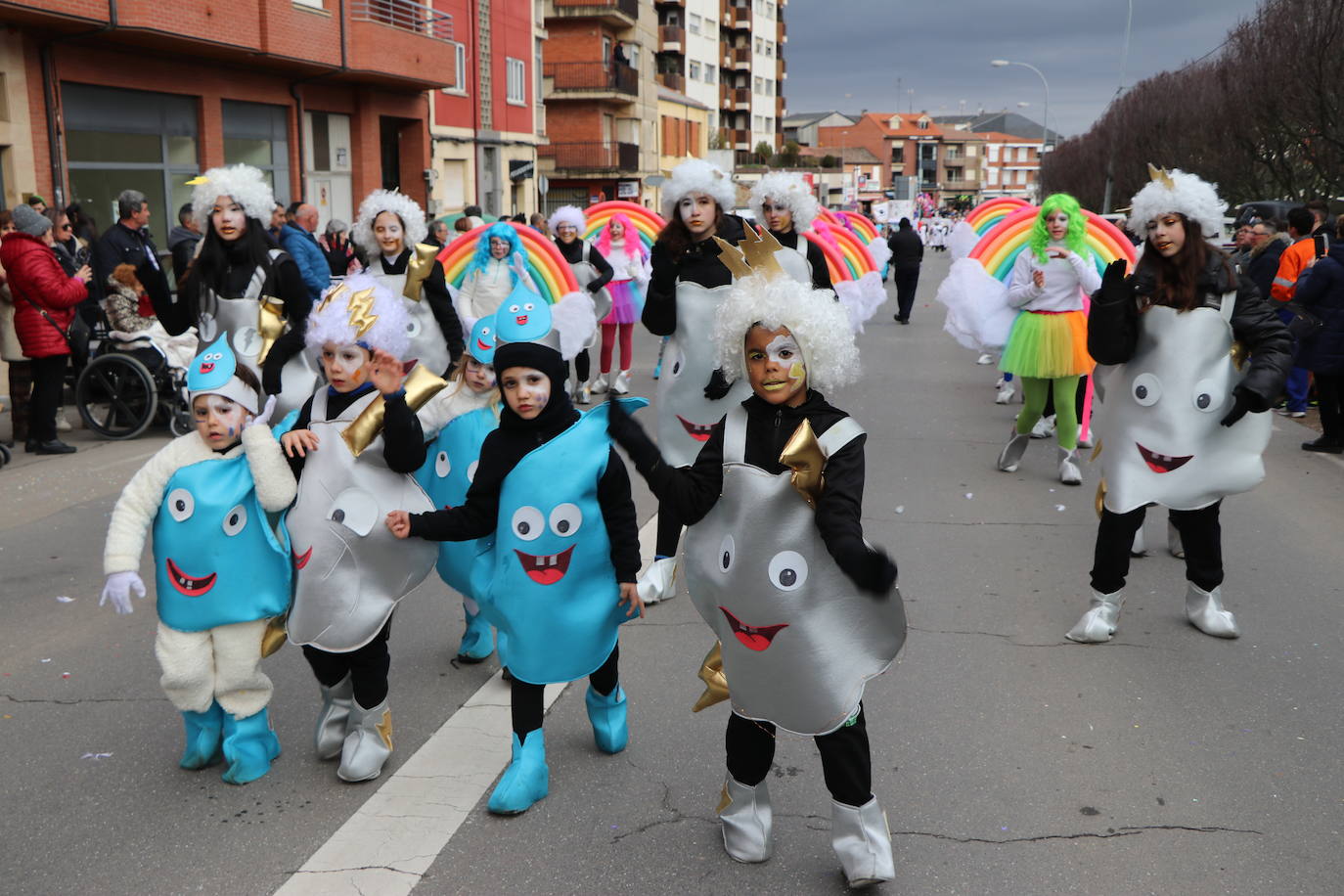 Imagen del desfile de Carnaval en Astorga 