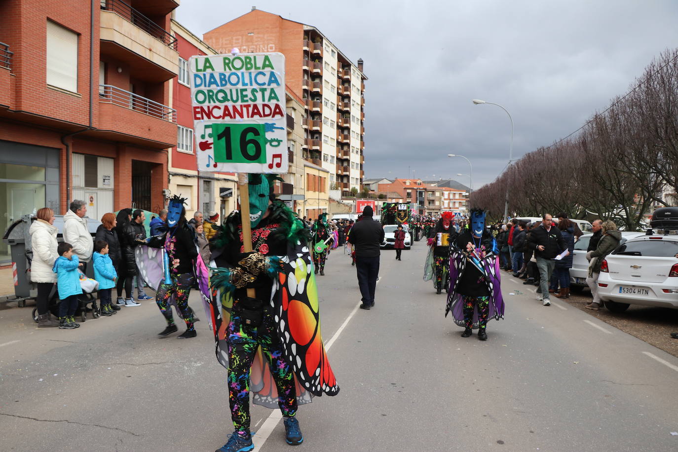 Imagen del desfile de Carnaval en Astorga 