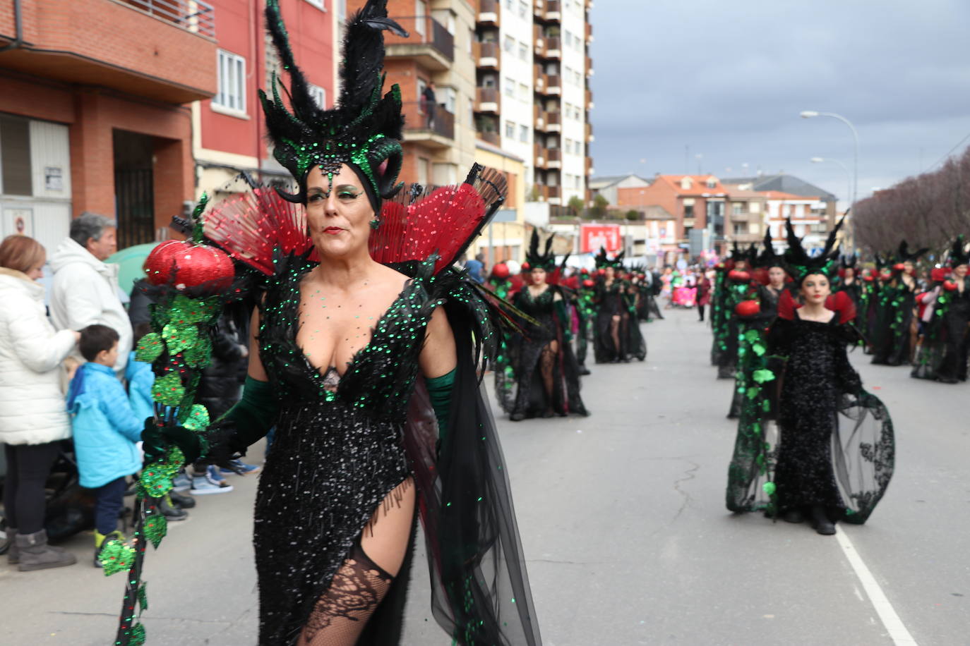 Imagen del desfile de Carnaval en Astorga 