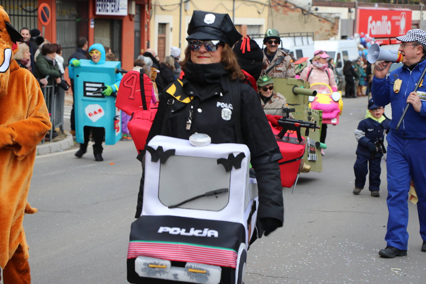 Imagen del desfile de Carnaval en Astorga 