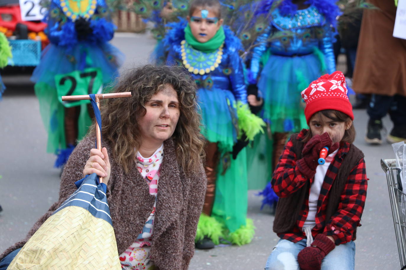 Imagen del desfile de Carnaval en Astorga 