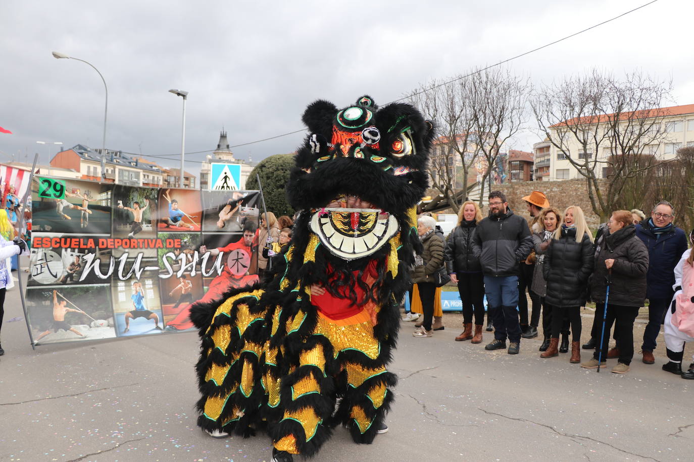 Imagen del desfile de Carnaval en Astorga 