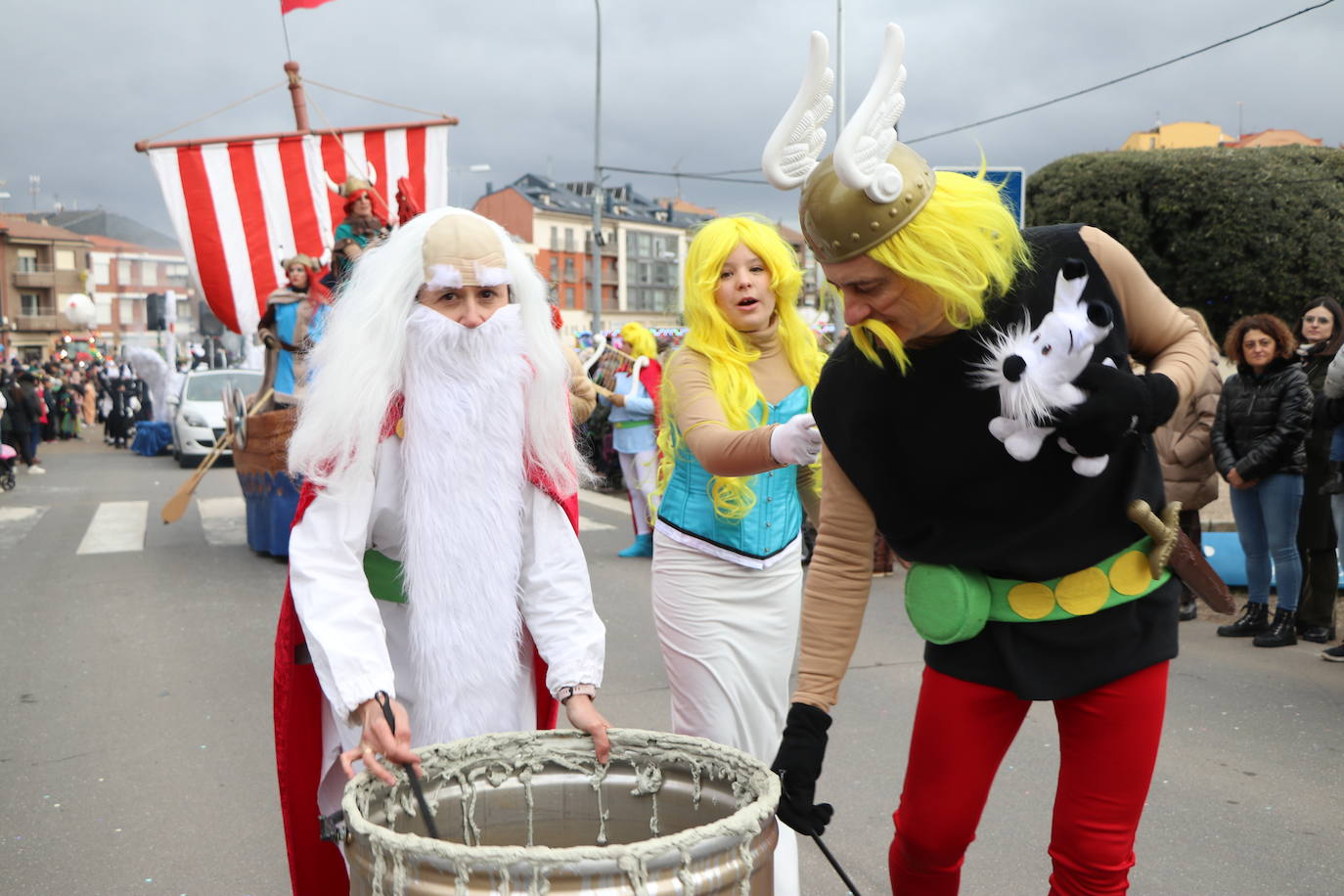 Imagen del desfile de Carnaval en Astorga 