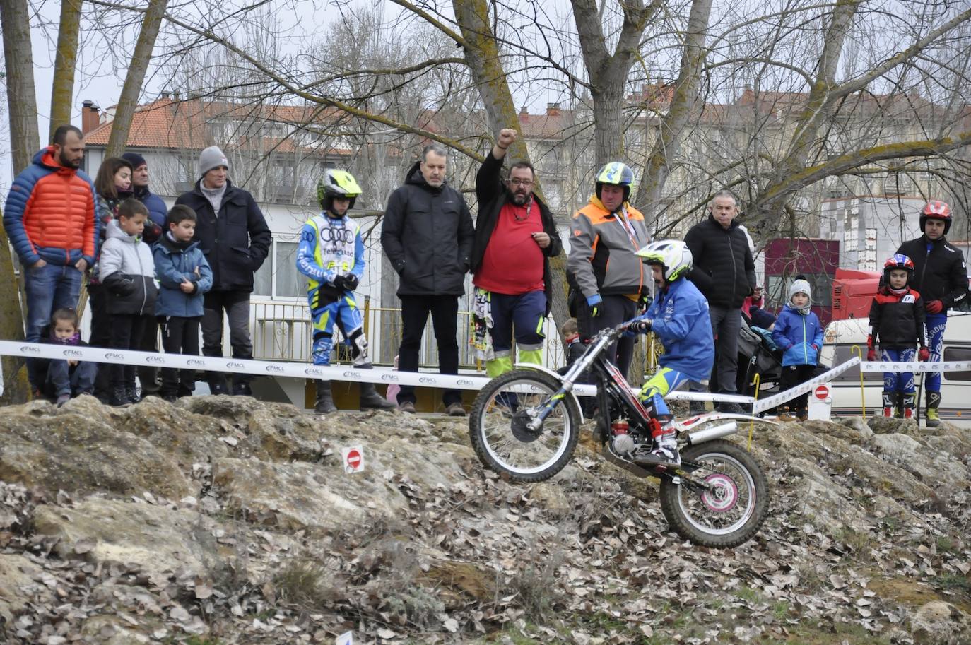 Circuito de trial en el Complejo la Isla de Valencia de Don Juan 
