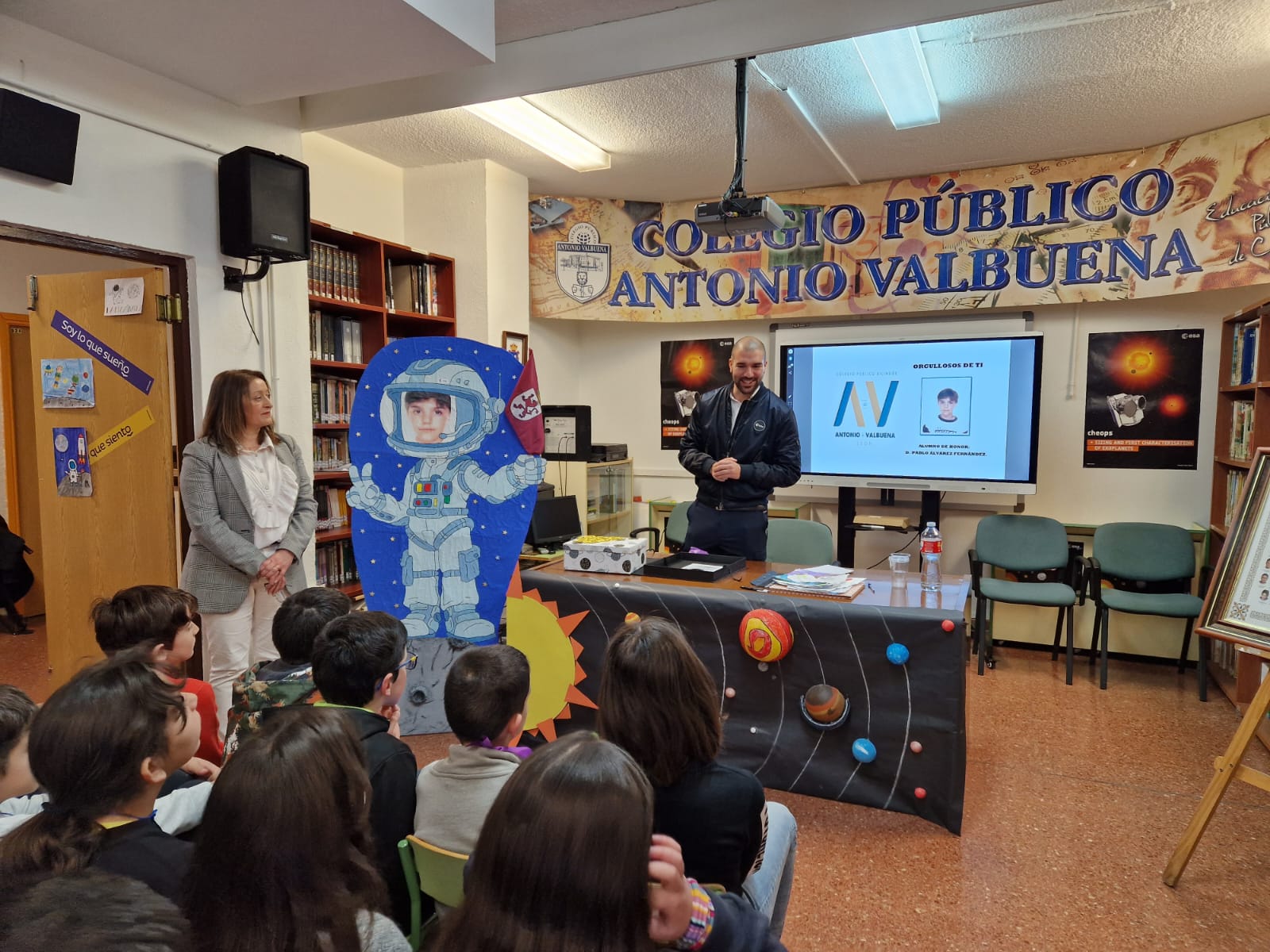 Fotos: Visita del Pablo Álvarez Colegio Público Antonio de Valbuena
